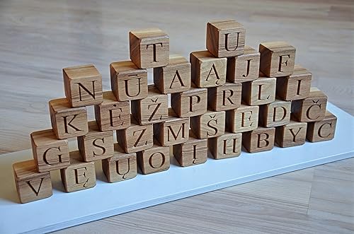 baby wooden blocks personalized