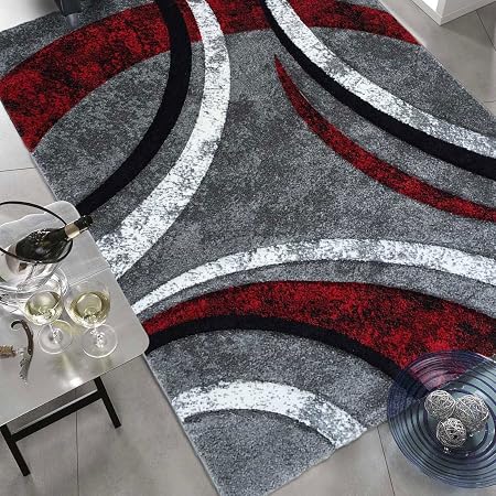 Jadorel 120 X 120 Cm Tapis Moderne De Créateur Platino