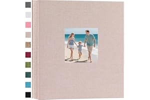 Finksy Linen Hardcover Photo Album 4x6 600 Photos Large Capacity for Family Wedding Anniversary Baby Vacation