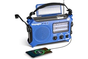 Kaito KA500BU 5-Way Powered Emergency AM/FM/SW Weather Alert Radio, Blue