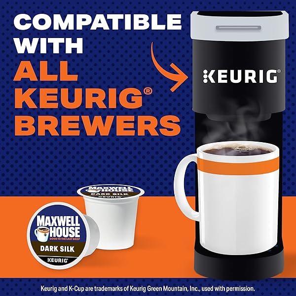 MAXWELL HOUSE DARK SILK DARK ROAST KEURIG K-CUP COFFEE PODS, 12 CT BOX