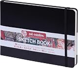 Talens Art Creation Sketchbook Black 14.8 x 21 cm 80 Sheets 140 g/m²