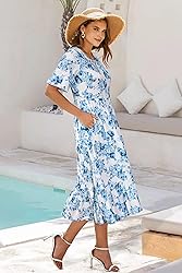 STYLEWORD Women's 2025 Summer Casual Short Sleeve