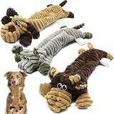 AWOOF Indestructible Squeaky Dog Toys Pack of 3 for Large Dogs view 1
