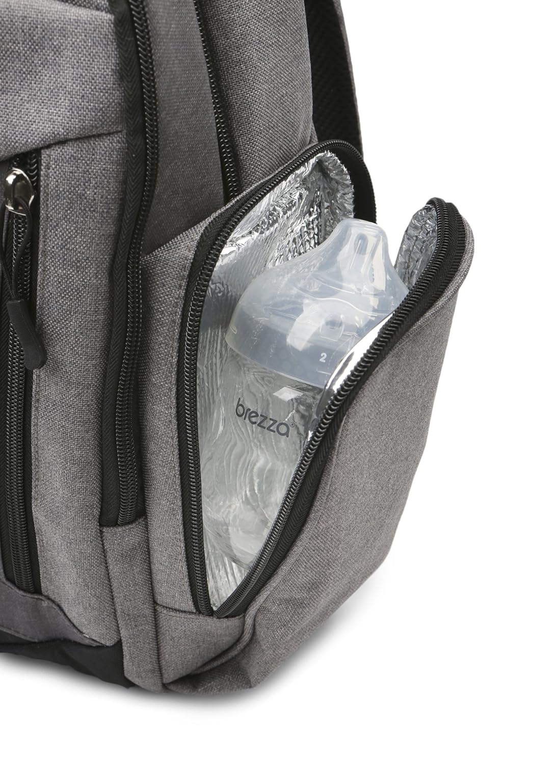 Eddie Bauer Back Pack Diaper Bag, Grey Heather