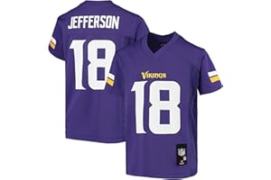 OUTERSTUFF Youth Justin Jefferson Purple Minnesota Vikings Replica Player Jersey