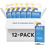 In The Swim Chlorine-Free Pool Shock - 12 x 1 Pound Bags | Quick Dissolving, Fast-Acting, Shock-Oxidizer for Swimming Pools, Spas, and Salt Chlorinated Pools Compatible