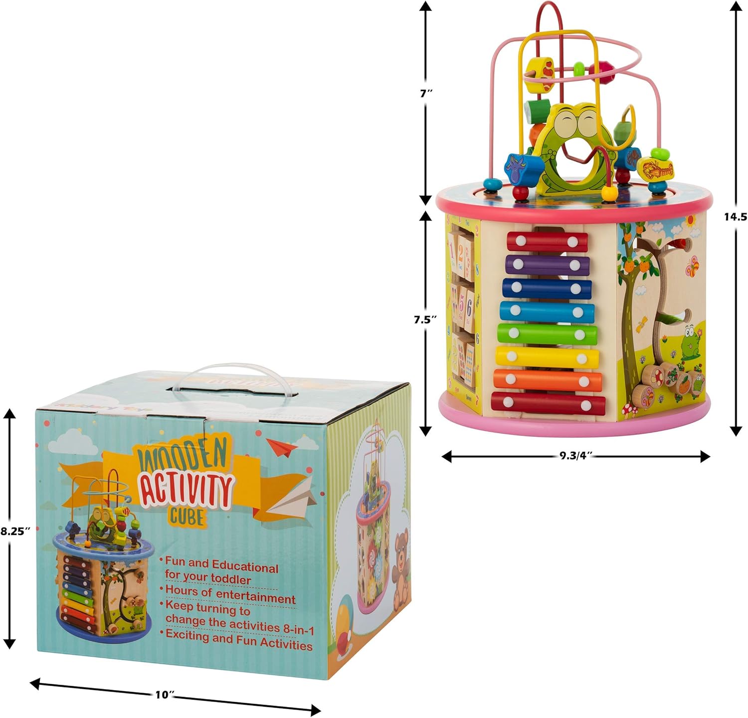8 in 1 activity cube