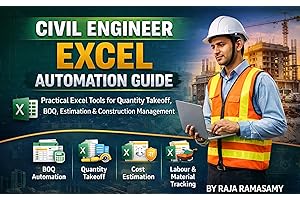 Civil Engineer Excel Automation Guide 2026: Excel Tools for BOQ Preparation, Quantity Takeoff, Cost Estimation & Construction