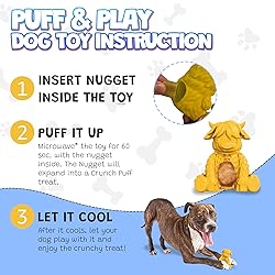 Yeti Puff and Play Dog Toy, Dog Chew Holder, Fun