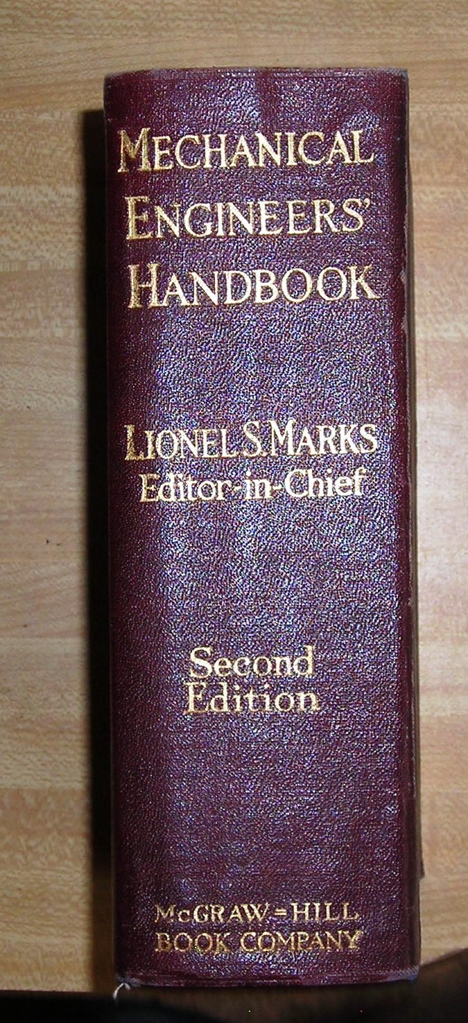 Mechanical Engineers' Handbook Leather Bound – 1924