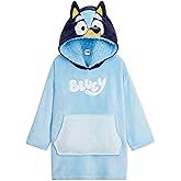 Bluey Blanket Hoodie for Kids Cozy Warm Fleece Wearable Blanket Girls Gifts