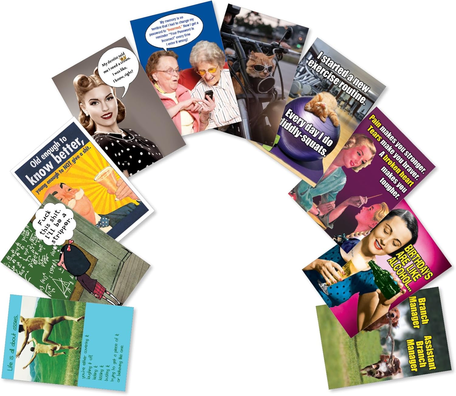 A Very Funny Birthday Our 1 Boxed Assortment Pack of 10 Funny