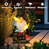 TickTime Solar Garden Gnome Lights - Funny Outdoor Gnomes Gift for Mum Grandma view 4