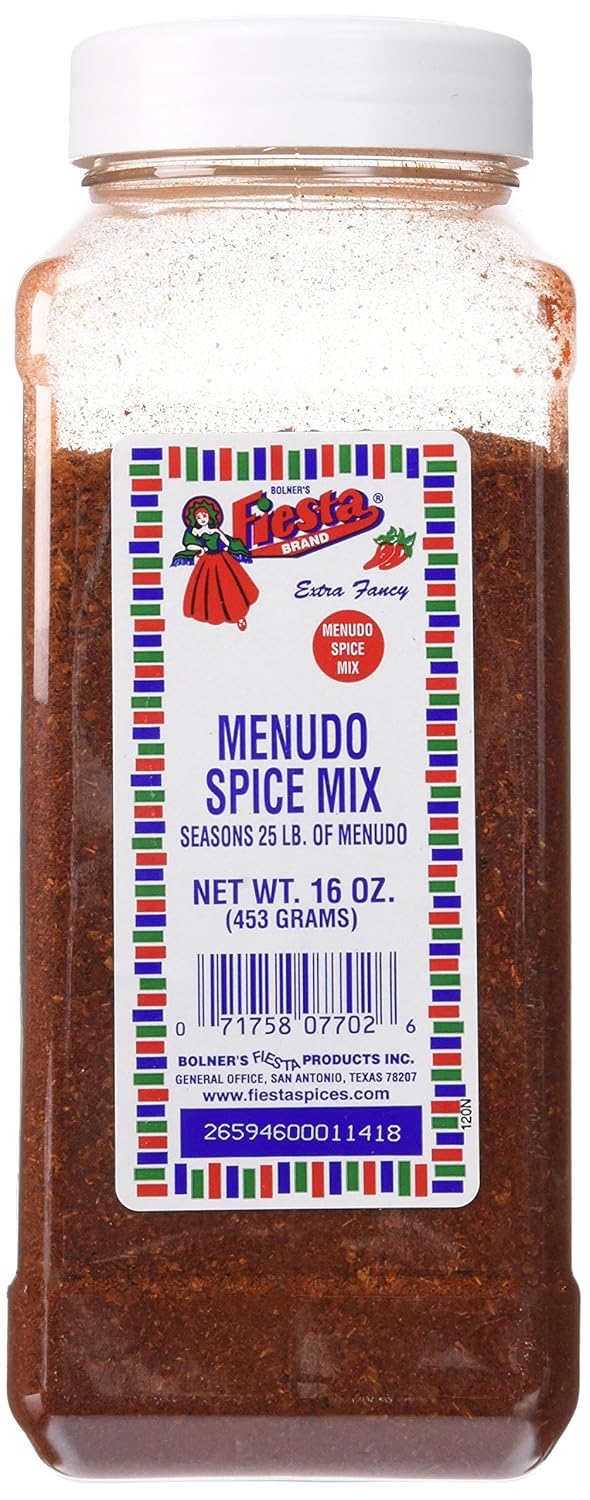 Fiesta Bolners Extra Fancy Menudo Spice Mix 16 Oz 