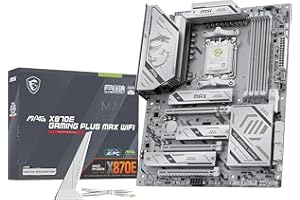 MSI X870E Gaming Plus MAX WiFi Motherboard, ATX - Supports AMD Ryzen 9000/8000/7000 Processors, AM5-60A SPS VRM, DDR5 Memory 