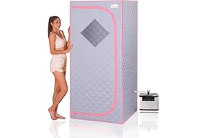LTCCDSS Steam Sauna Tent,Full Size Personal Home Sauna,Portable Sauna SPA 1,000watt Steam Generator with Protection,60 Minute Timer with Remote Control