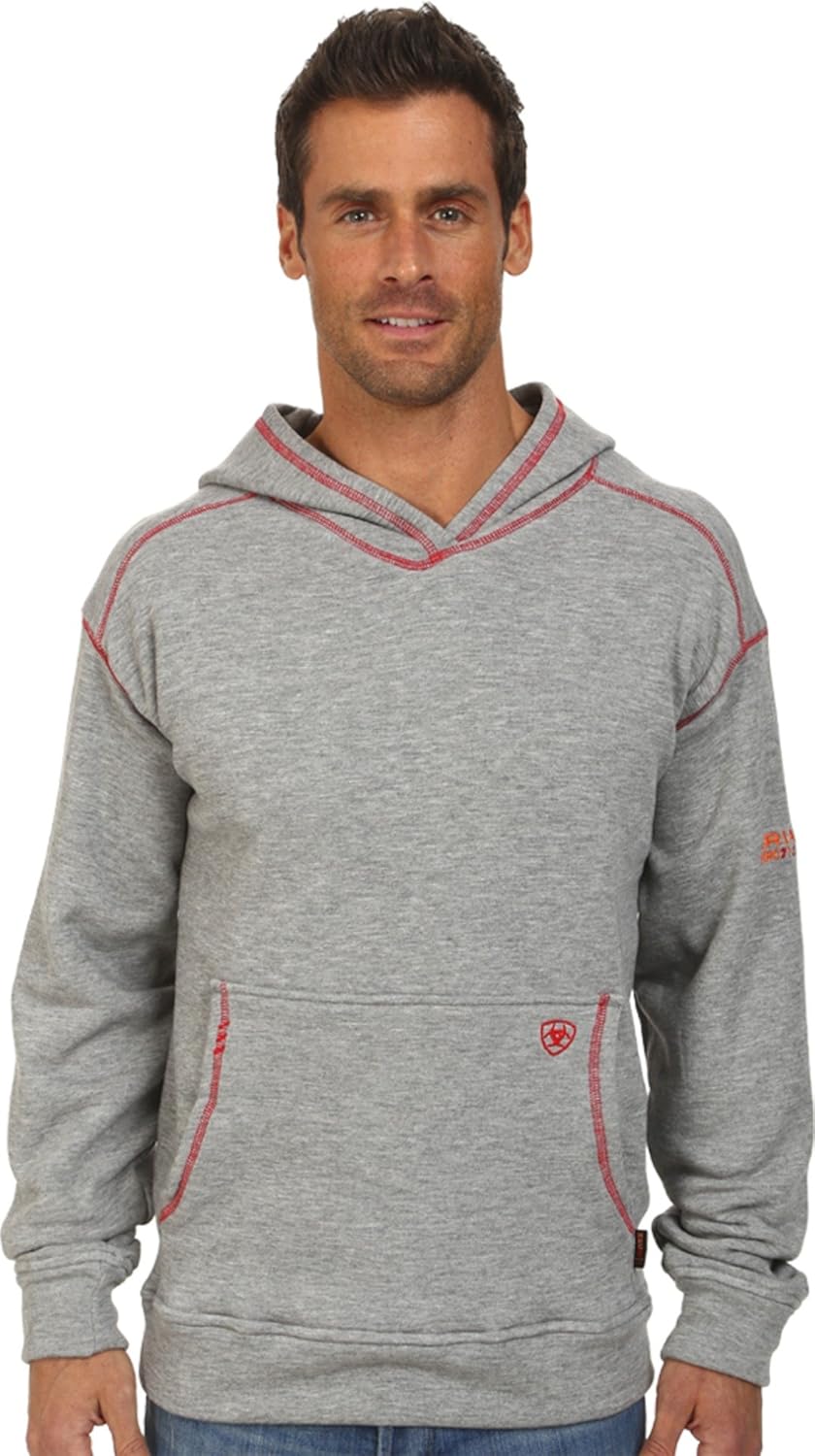 Ariat Men's Flame Resistant Polartec HoodieShirt: Clothing