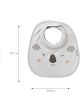 Nuby Snug and Dry Bibs Organic Cotton 4 Pack One Size view 5