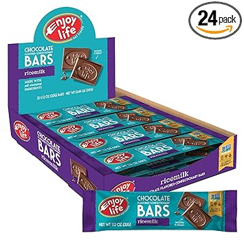 Enjoy Life Chocolate Bars - Ricemilk [Soy free, Nut free, Gluten free, Dairy free, Non GMO, Vegan]