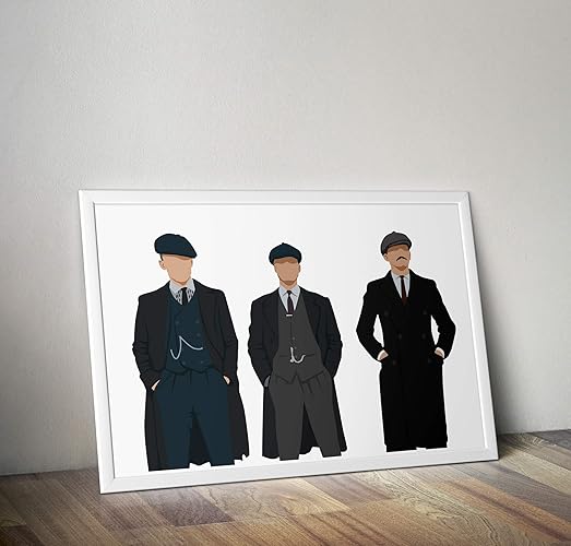 Peaky Blinders inspirierte Poster - Zitat - Alternative Fernsehserie Prints in verschiedenen Größen (Rahmen nicht im Lieferum