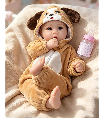 Amazon.com: Cicciobello - Polar Bear Doll is Ready for Winter with