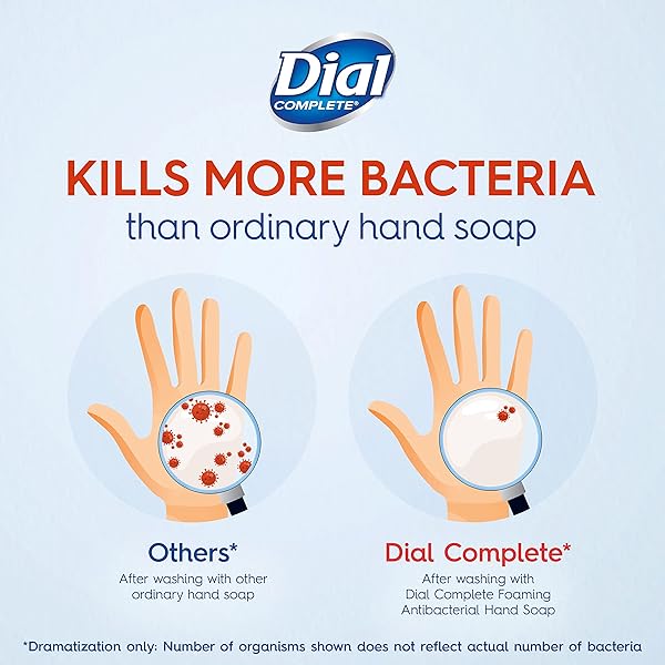 DIAL ANTIBACTERIAL LIQUID HAND SOAP REFILL, GOLD, 52 FLUID OUNCES (PACK OF 6)