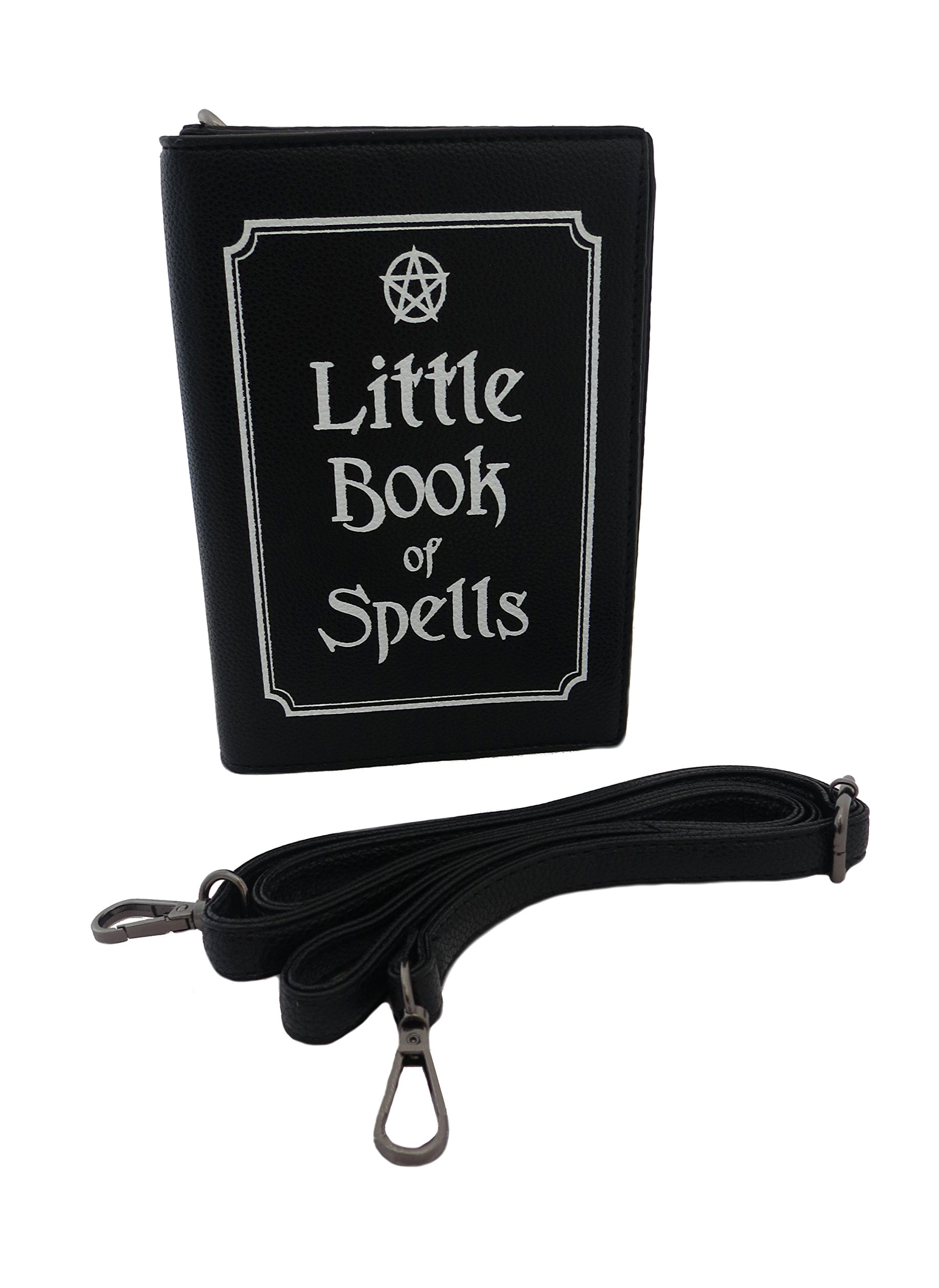 LITTLE BOOK OF SPELLS Magic Book Bag | Witch Craft Pagan | Vegan leather Handbag | Punk Rock Goth Gothic Bag