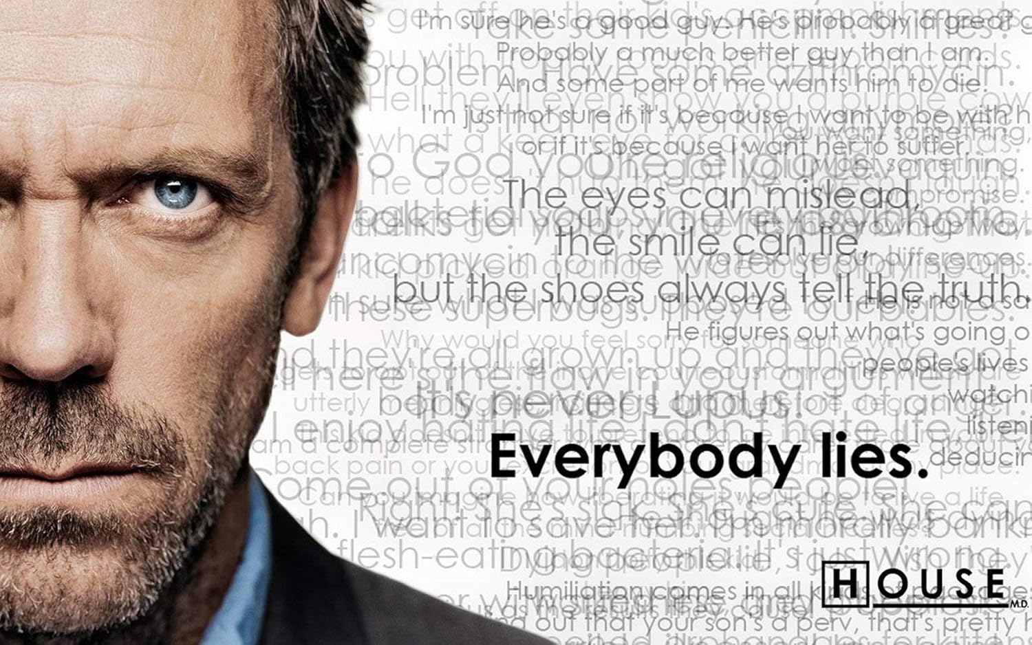 Tallenge Everybody Lies House MD Small Poster (Paper, 12 x 17