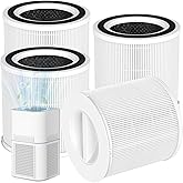 FCFMY 4 Packs AP301 AP302 Replacement Filter Compatible with Dayette & JOWSET AP301 AP302 Air Cleaner Purifier, Not Fit for AP401 AP402 AP403 AP404