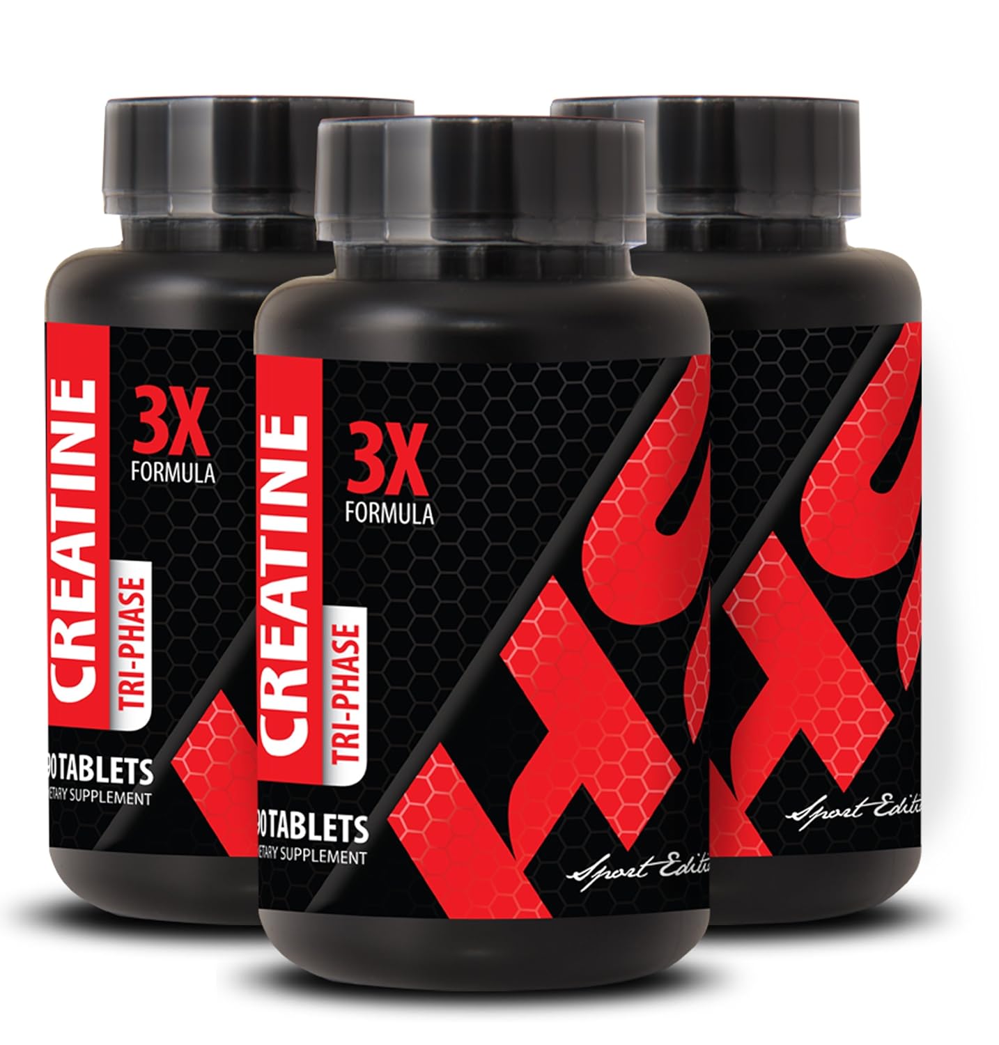 Workout supplements pills CREATINE 3X POWERFUL FORMULA