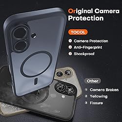 TOCOL Magnetic for iPhone 16 Case, Upgraded Full