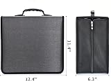 alavisxf xx 432 Capacity CD Case Heavy Duty Zipper Organizer Grey view 4