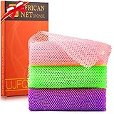 UJFQBH 3 Pieces African Bath Sponge African Net