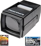 Pana-Vue 2 Illuminated Slide Viewer + AA Batteries + MicroFiber Cleaning Cloth