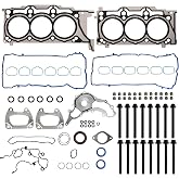JAVOUKA Head Gasket Set with Bolts,3.6L Pentastar, 12-20 for Dodge Charger | 11-20 for Grand Caravan//Journey/Durango, 11-18 for Jeep Wrangler/Grand Cherokee,11-17 for Chrysler 200/300,HS26541PT(90PCS)