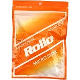 Rollo Extra Slim Filters 5.0mm x 20mm &ndash; 140 Pack Long Filter Tips for Hand Rolling &ndash; Compact Natural Filter Accessory