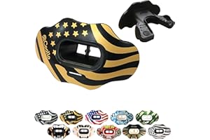 COOLLO SPORTS Football Mouth Guard Lip Guard MAXX/Might Football and High Impact Sports Lip Protector for Adults & Youth (Strap Included)