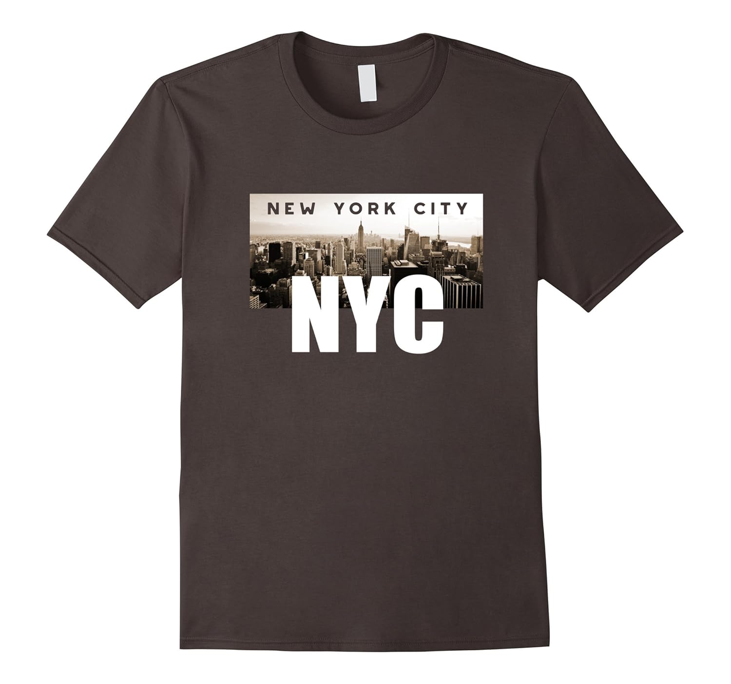 New York, NYC Manhattan Skyline. City Tee-ANZ