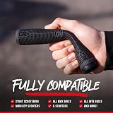 CORE Skinny Boy Handlebar Grips 170mm Black Non Slip Bar Ends Included view 7