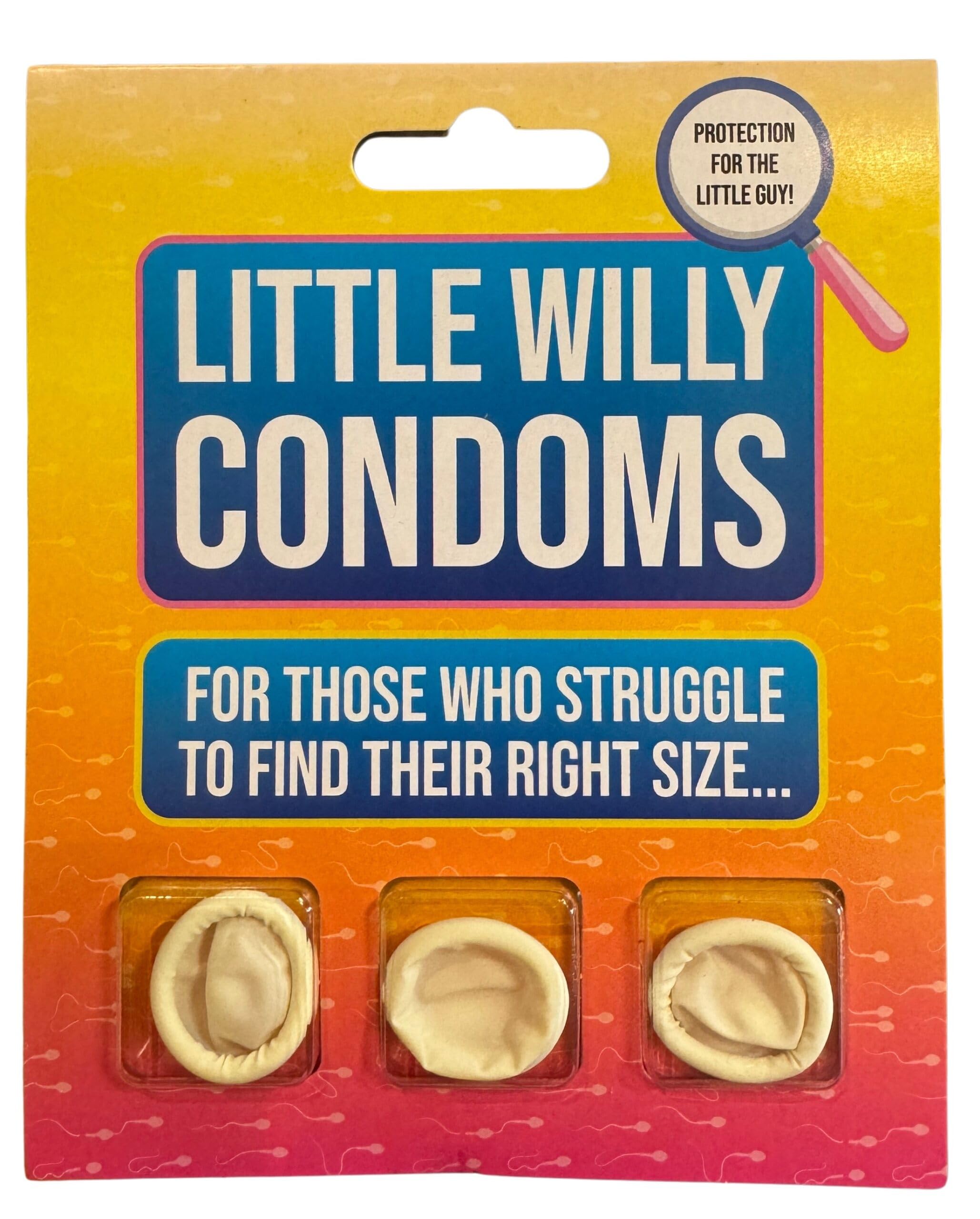 Diabolical Little Willy Condoms - Penis Gifts, Safer Sex, Close Fit Condoms for Men, Funny Gifts for Men, Rude Gifts for Him