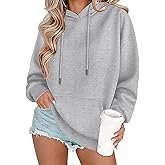 Zeagoo Womens Oversized Hoodies 2025 Fleece Sweatshirts Long Sleeve Pullover with Pocket Fall Winter Outfits Clothes