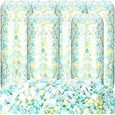 Frienda 6 Pack 30 Lbs Bean Bag Filler Bulk, Shredded Memory Foam Filling Soft Bean Bag Chair Filler Stuffed Animals Stuffing for Pillow Cushion Dog Bed Couch Replacement Fill, 5 Lbs Per Pack
