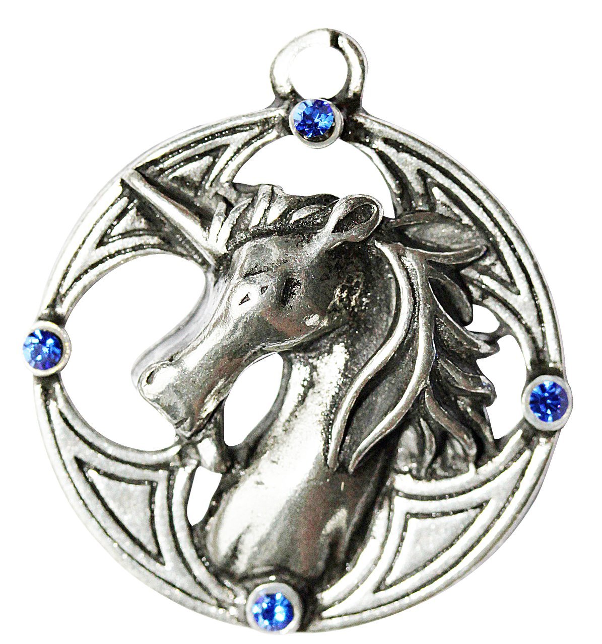 Celtic Sorcery Plantaganet Unicorn Pendant Necklace for Protection and Prosperity - Gift Boxed