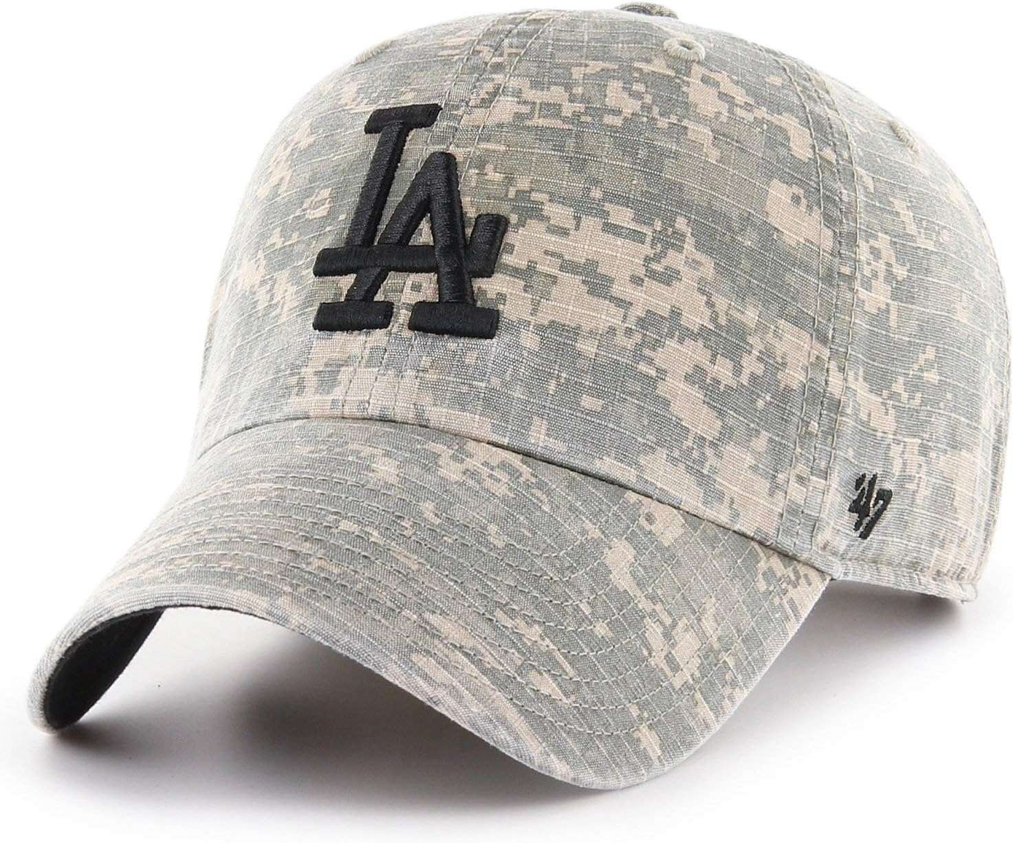 digital camo dodgers hat