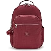 Kipling Women's Seoul 15" Laptop Backpack, Durable, Roomy with Padded Shoulder Straps, Built-In Protective Sleeve