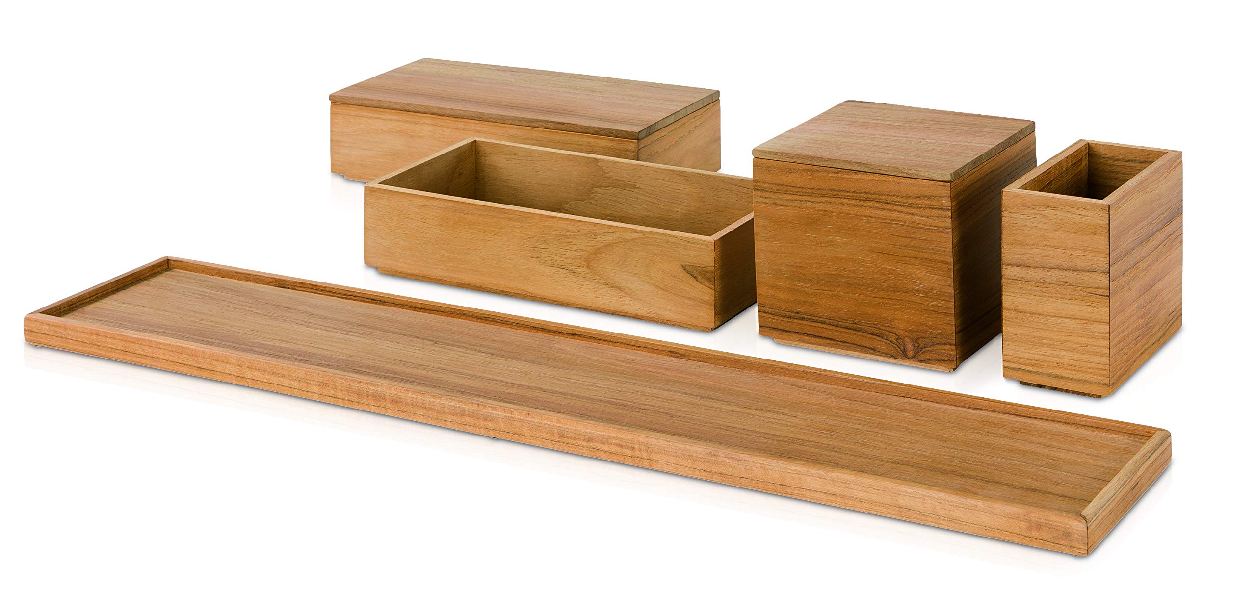 möve Storage Set, Wood, 50 x 10 x 11 cm