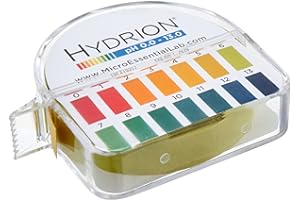 pHydrion 0 to 13 pH Jumbo pH Papers, Range 0 to 13, 50 Ft/Roll