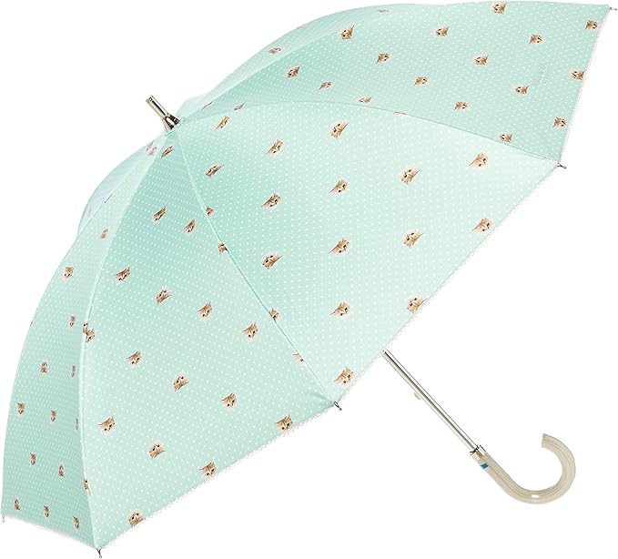Amazon Co Jp ムーンバット Paul Joe Accessoires ポールアンドジョーアクセソワ レディース ブランド 晴雨兼用傘 日傘 Uv 遮光 遮熱 軽量 長 ショート ライトグリーン 日本 親骨の長さ 47cm全長 収納時 約61cm全長 使用時 約69cm 直径 約cm重量 約250g