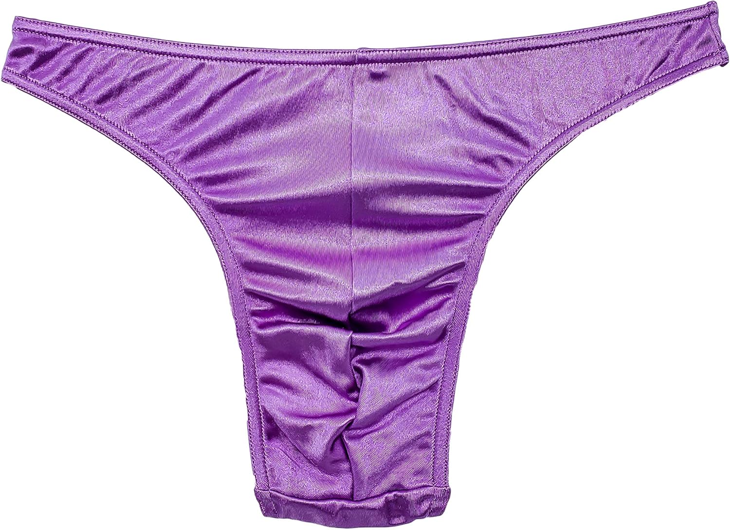 Satin Mens Thongs Underwear Panties Silky Sexy Man G String Thong Undie 6 Pack at  Men’s Clothing store